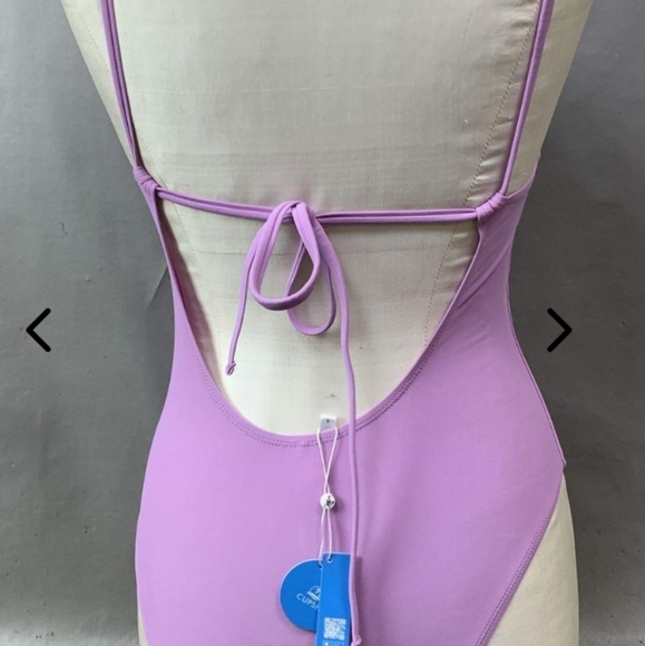 *WORKOUT* NWT Purple Cupshe bathing suit size Small - Picture 5 of 7